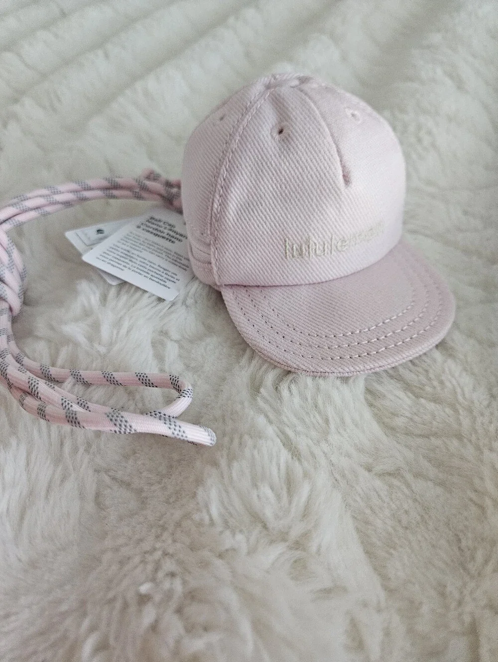 NWT Lululemon Ball Cap Nano Lanyard – Pink Pearl
